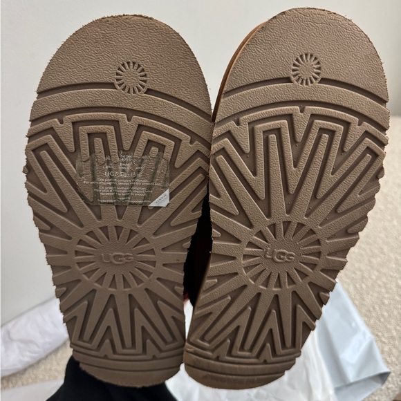 UGG Tazz Platform Slipper Chestnut Size 7 Women - Picture 10 of 11